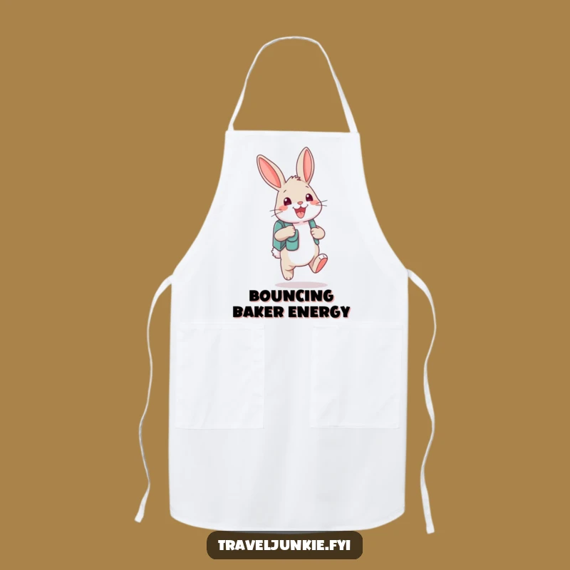 Funny Bunny Backpack Apron: Cook Up Adventures with a Smile!