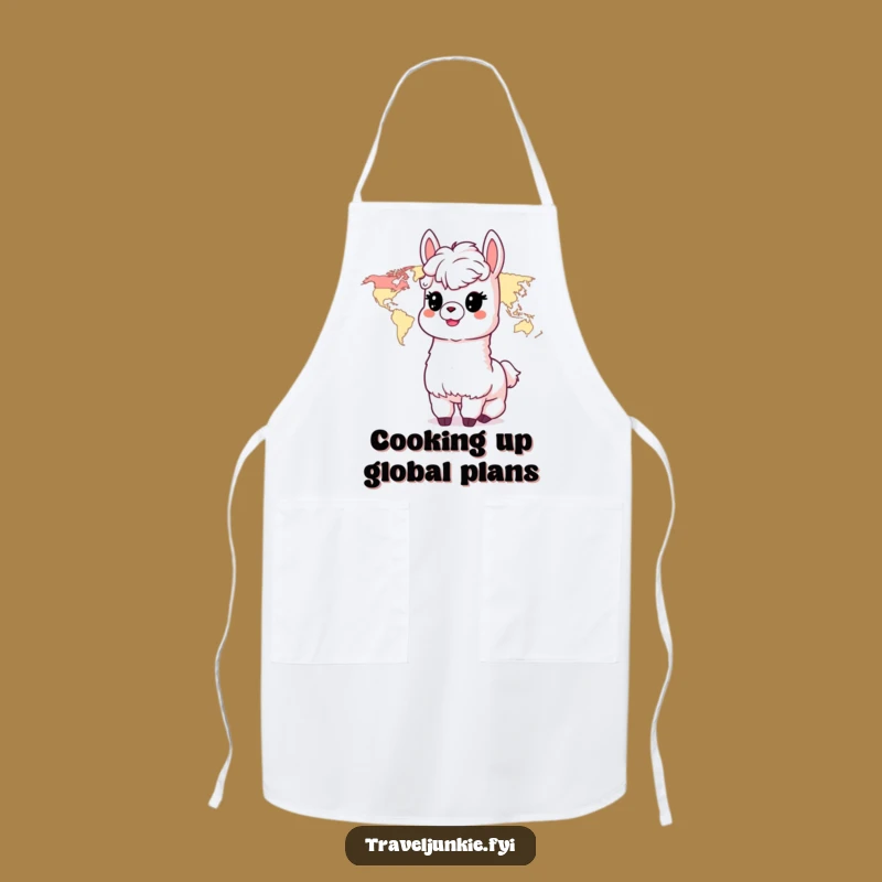 Funny Alpaca Chef's Apron: Delightful Alpaca for Kitchen Adventures, Great Funny Gift