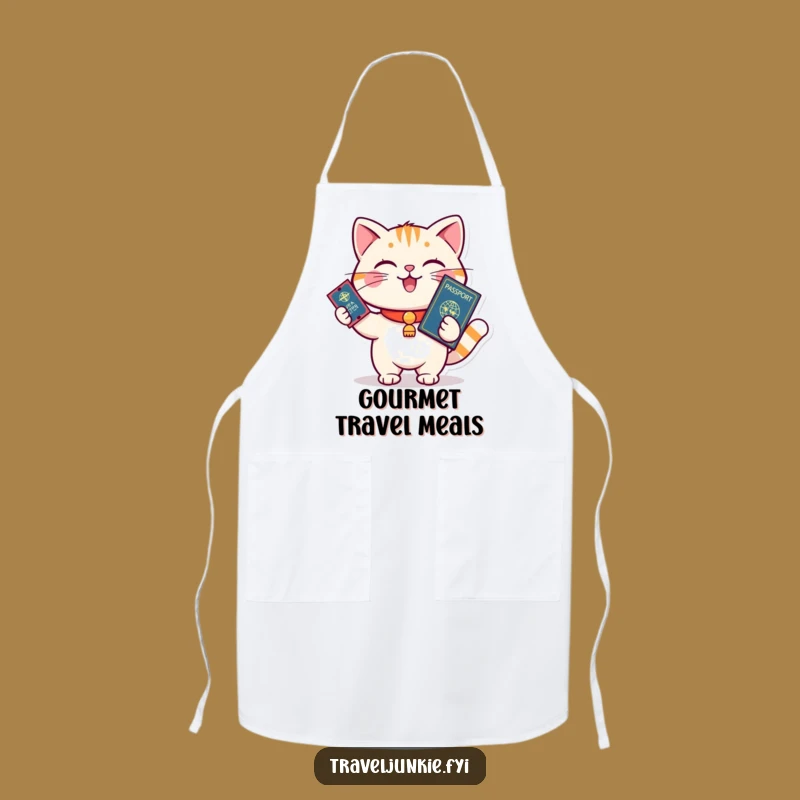 Funny Cat Chef Apron: Kitchen Adventures, Perfect Humorous Gift for Cooks