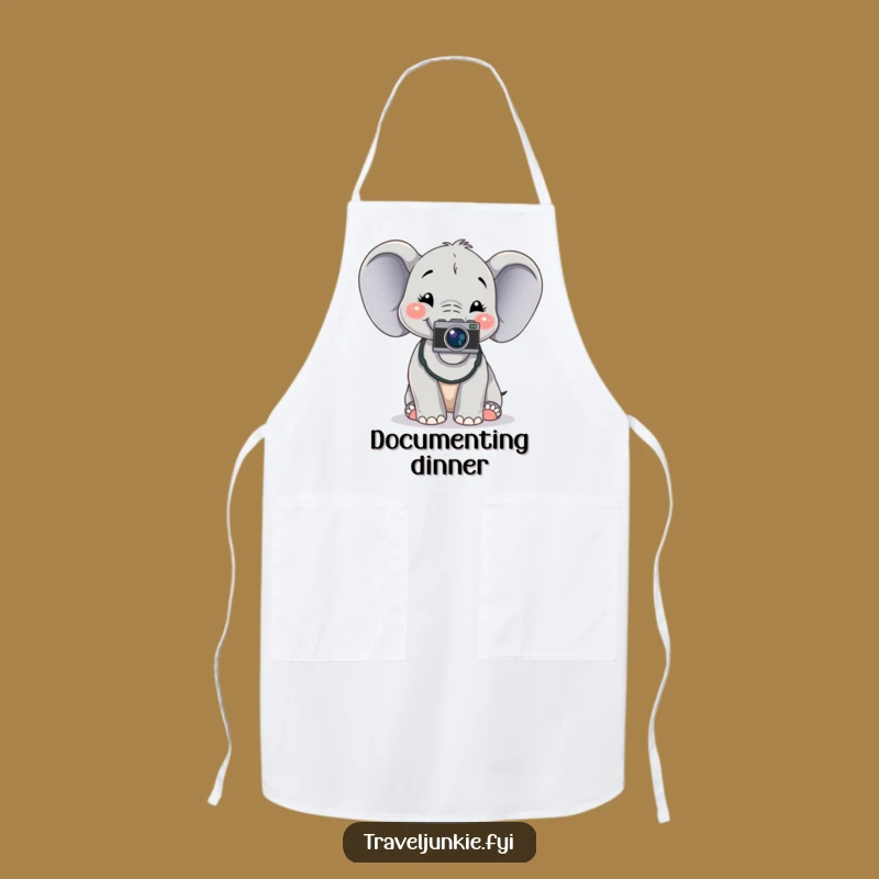 Funny Elephant Chef Apron: Picture Perfect Cooking, Perfect Humorous Gift for Chefs