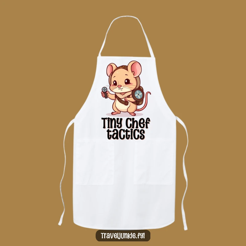Funny Mouse Wanderer Apron: Navigate the Kitchen with Humor