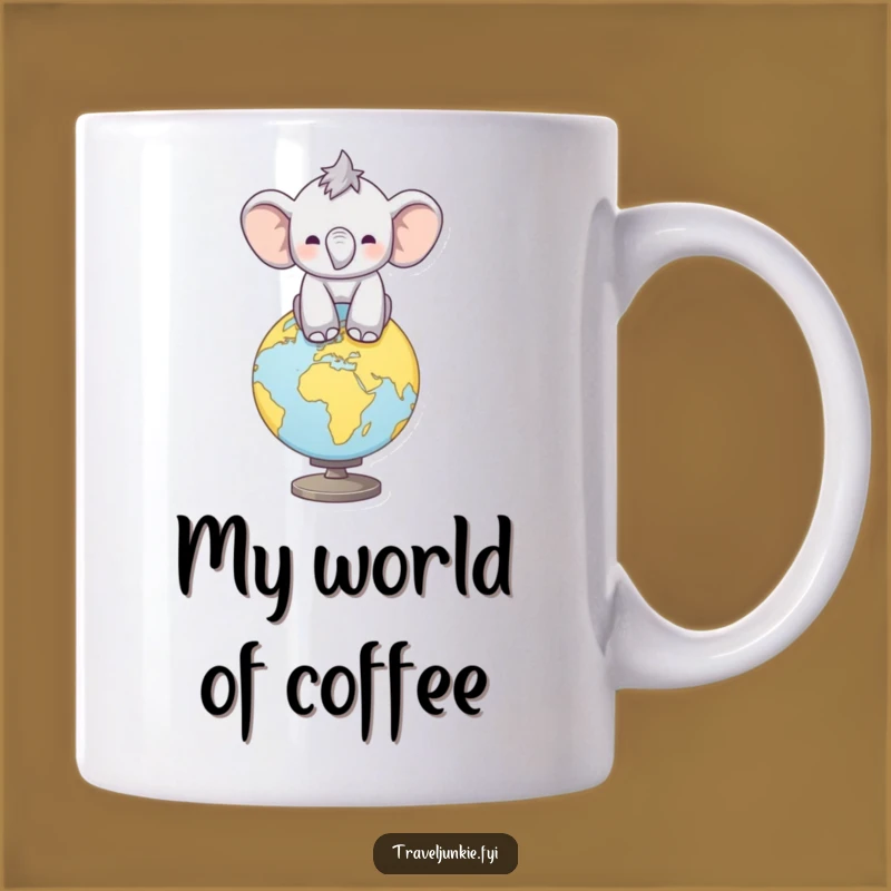 Funny Elephant Globe Mug: A Hilarious World Traveler Gift