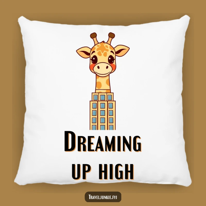 Funny Giraffe Pillow: Cozy and Cheerful Character Cushion for Urban Comfort