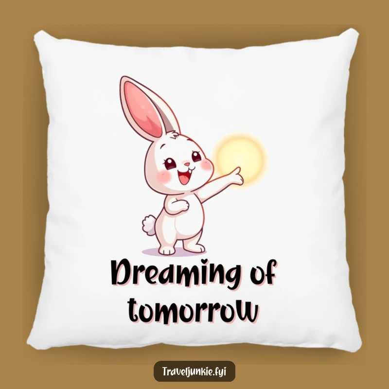 Funny Bunny Horizon Pillow: Soft Accent for Cozy, Dreamy Spaces