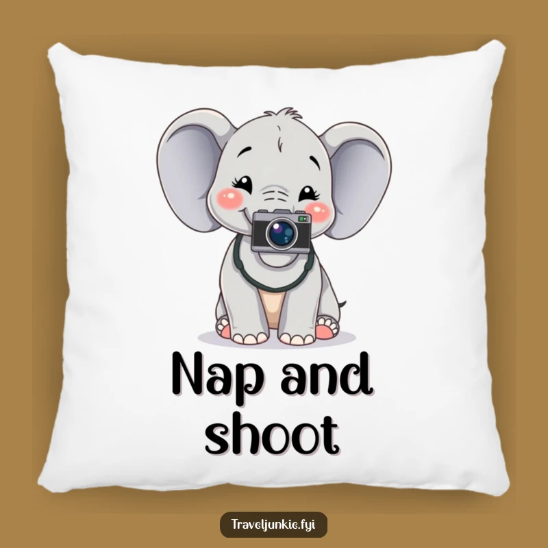 Funny Elephant Cuddle Pillow: Cheerful Comfort, Perfect Humorous Gift for Dreamers
