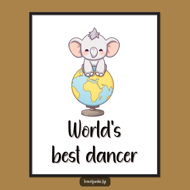 Funny Elephant Digital Art: Hilarious Global Decor for Any Space
