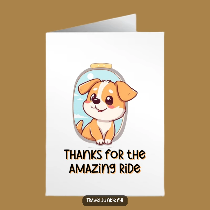 Free Printable Dog Thank You Card: A Flight of Gratitude