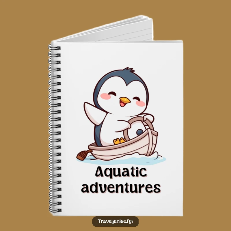 Funny Penguin Notebook - Comical Character Journal for Ideas Gift