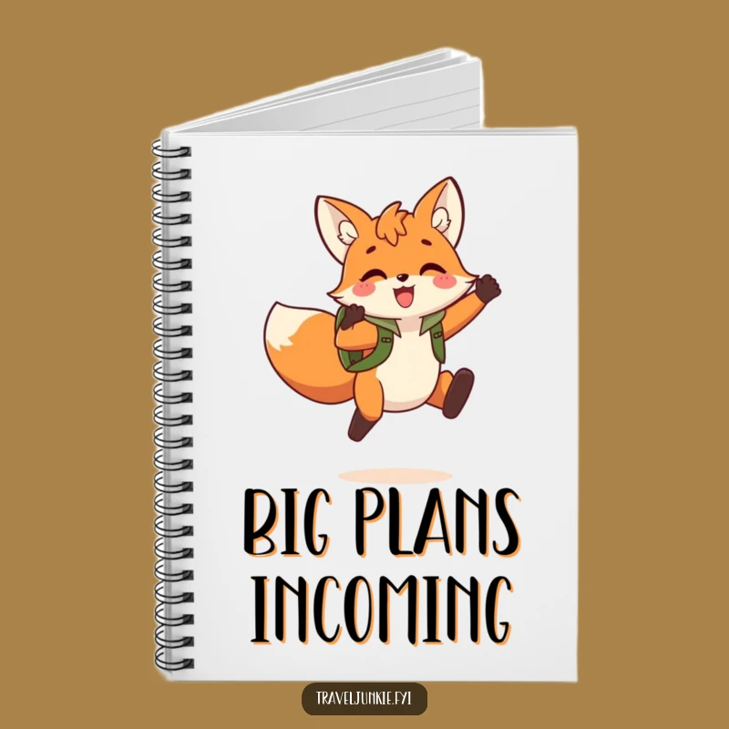Funny Fox Jump Notebook: Jot Down Adventures with a Triumphant Fox