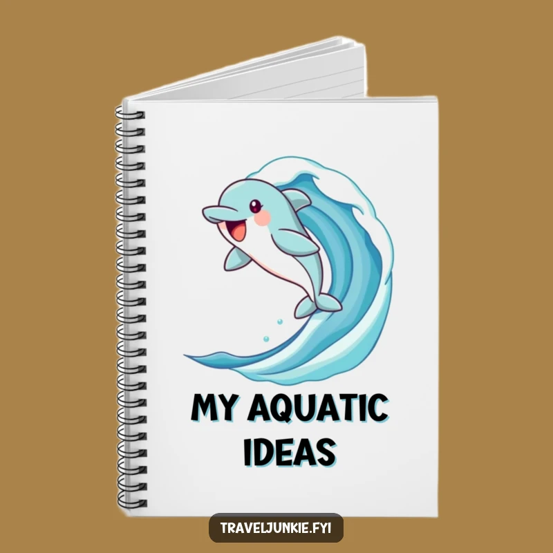 Funny Dolphin Notebook: Jubilant Character Journal for Ocean Ideas