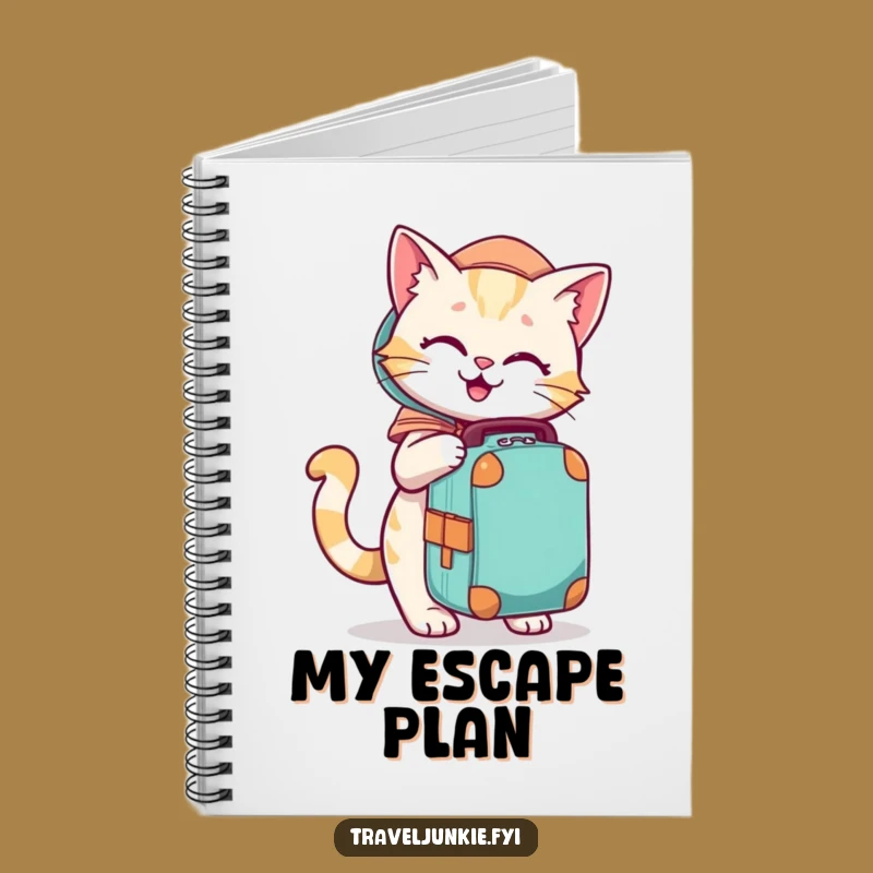 Funny Cat Notebook - Playful Character Journal for Ideas Gift