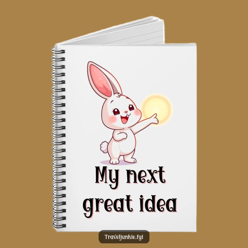 Funny Bunny Horizon Notebook: Plan Your Adventures with Inspirational Notes