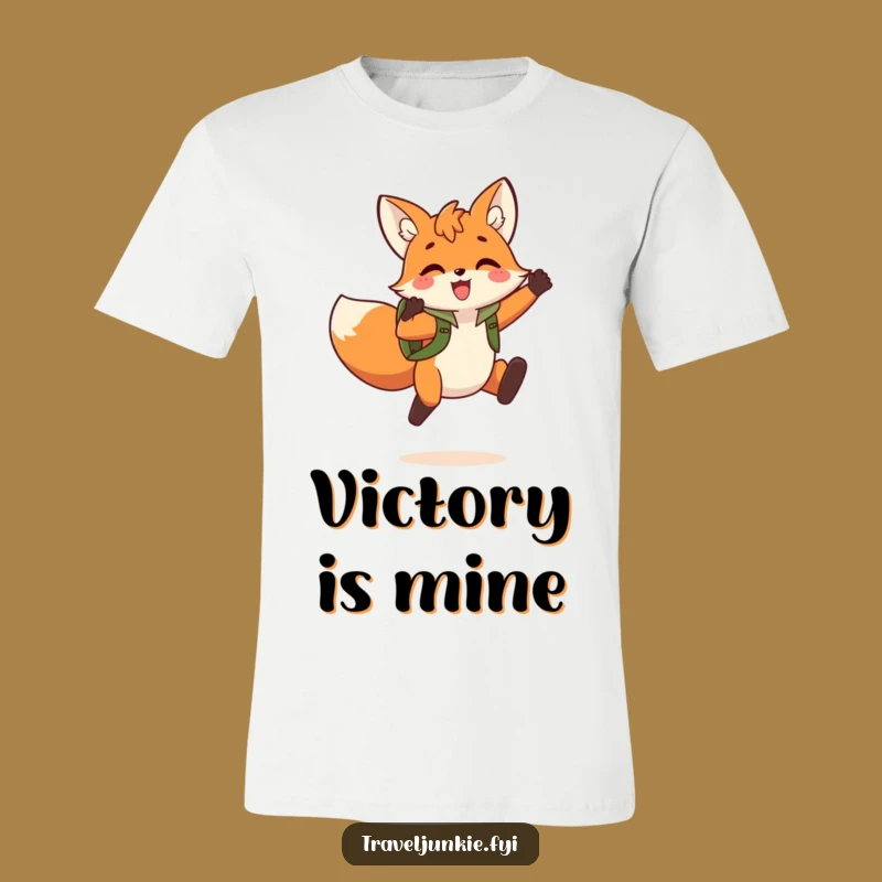 Funny Fox Jump T-Shirt: Show Your Playful Spirit with This Adventurer Fox Tee
