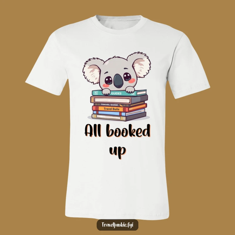 Funny Koala Explorer T-Shirt A Hilarious Gift For Avid Readers