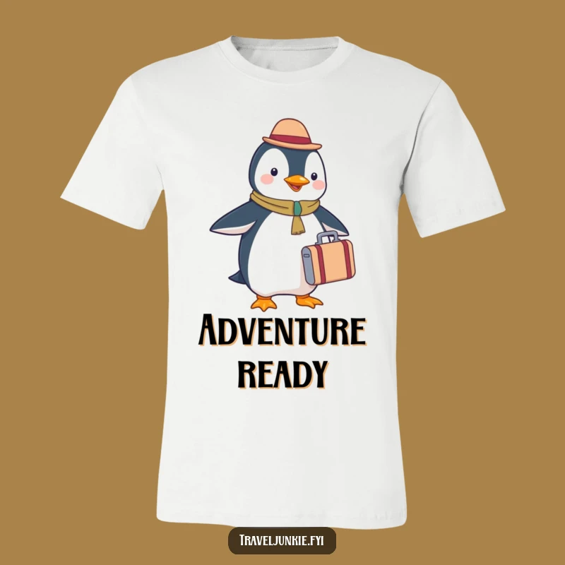 Funny Penguin Tourist T-Shirt - Adventure Awaits in This Hilarious Tee