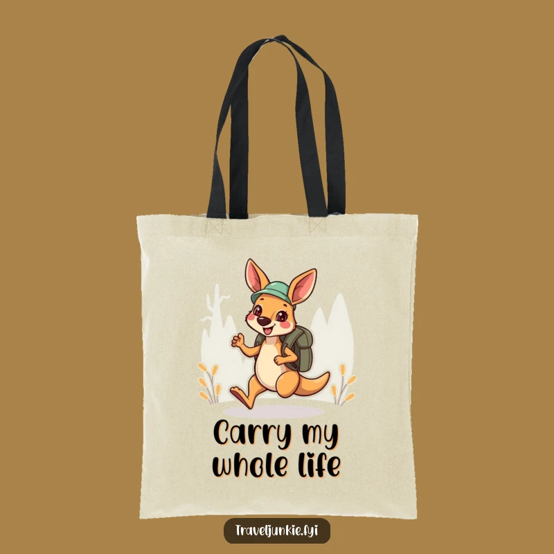 Funny Kangaroo Explorer Tote Bag: Carry Your Fun On the Go
