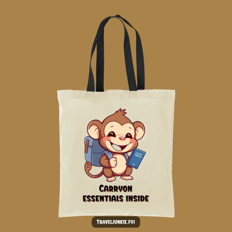 Funny Monkey Explorer Tote Bag A Stylish And Hilarious Travel Companion