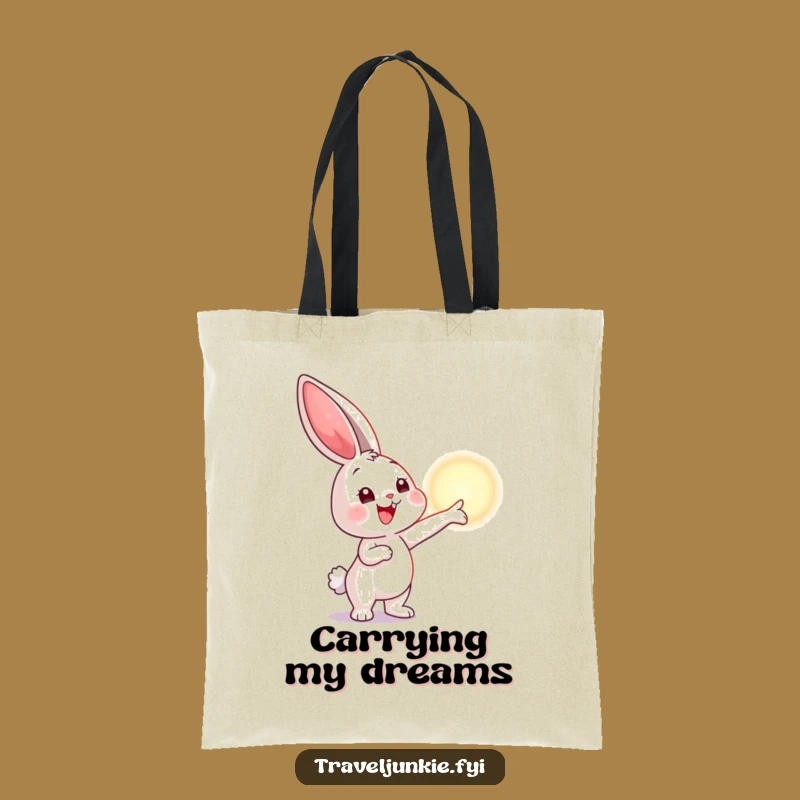 Funny Bunny Horizon Tote Bag: Carry Your Dreams with Humorous Style