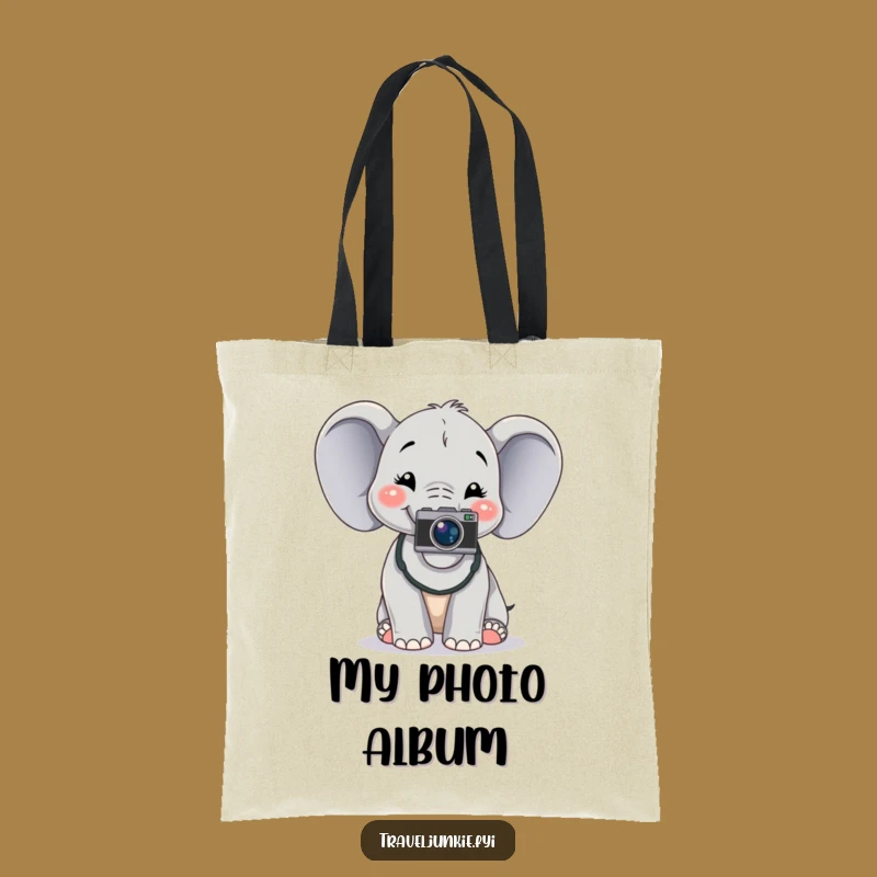 Funny Elephant Camera Tote Bag: Carry Your Gear with Humorous Photo Style