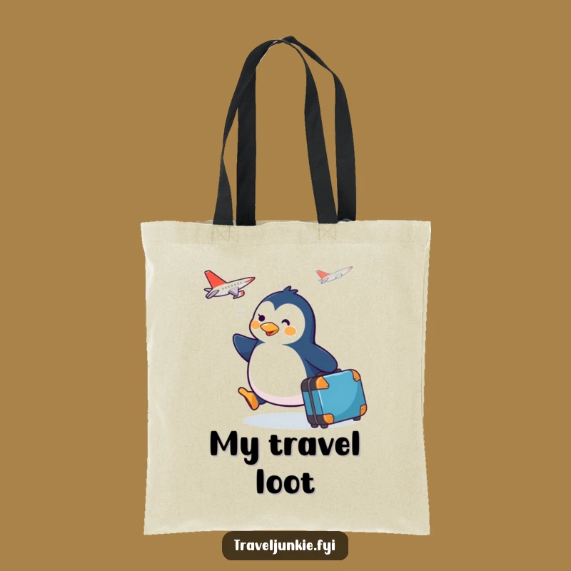 Funny Penguin Travel Tote Bag A Whimsical And Hilarious Carry-All Gift