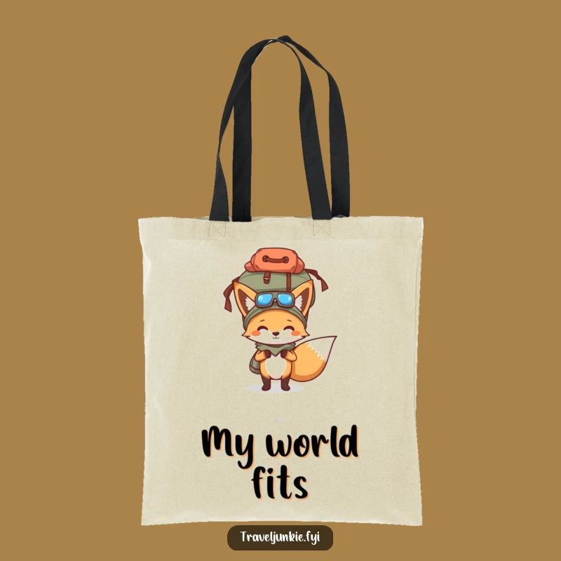Funny Fox Carry-All Tote Bag - Humorous Gift for the Prepared (or Overprepared!)